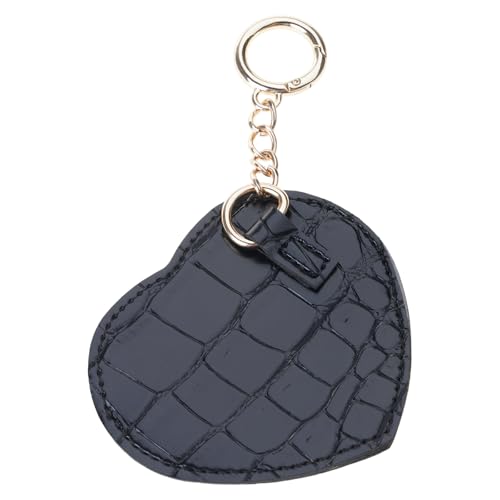 Cartoon Heart Form Badge Schlüsselbund Anime Pin Anhänger PU Leder Display Beschützer Für Schüler Und Sammlerabzeichen Sammler von Xanorrg