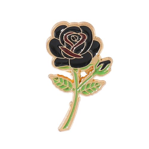 Einzigartige Rosenblumenbrosche Pin Schmücken Stilvoller Rosenschmuck Für Formelle Veranstaltung Und Blumenenthusiasten von Xanorrg