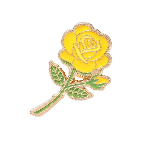 Einzigartige Rosenblumenbrosche Pin Schmücken Stilvoller Rosenschmuck Für Formelle Veranstaltung Und Blumenenthusiasten von Xanorrg