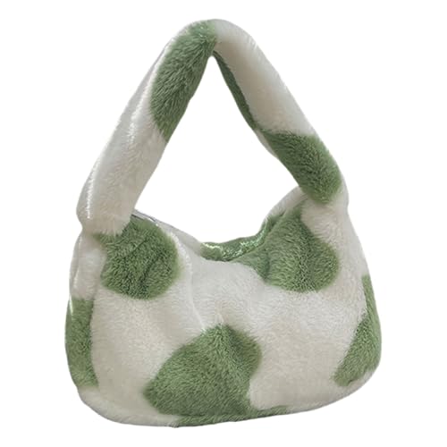 Elegant Plüsch Herz Top Tasche Für Damen Warme Fuzzy Umhängetaschen Für Ungezwungene Outfits Und Winter Weicher Umhängetasche Tragen von Xanorrg