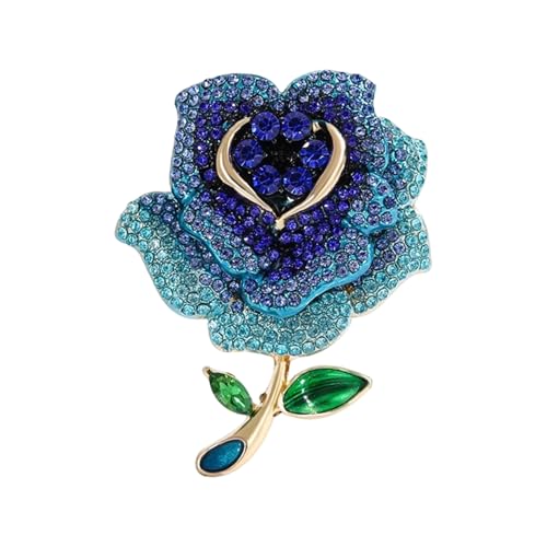 Elegante Rosafarme Legierung Brosche Geschenkverpackung Mehrzweck Outfit Komplement Schmuckkristalle Rose Brosche von Xanorrg