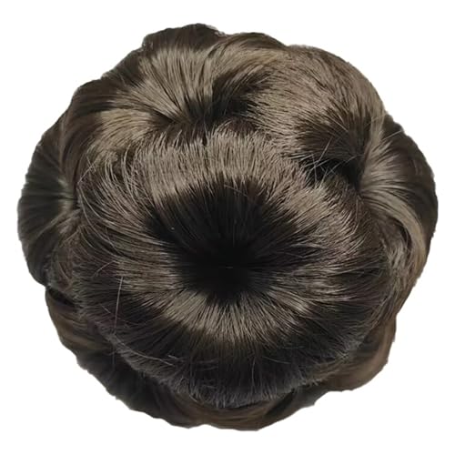 Elegantes Blumenbrötchen Haarstück Für Frauen Realistische Synthetische Faser Haarklauen Clip Voluminous Hochsteckfrisuren Für Schnelle Frisur Synthetische Haarklamme von Xanorrg