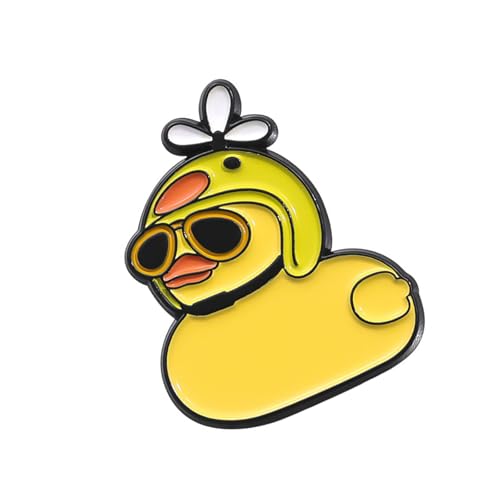 Entzückende Entendesigns Metal Brosche Fun Duckling Craetive Badge Pin Perfekt Zum Hinzufügen Eines Hauchs Von Eckigkeit Der Educk von Xanorrg
