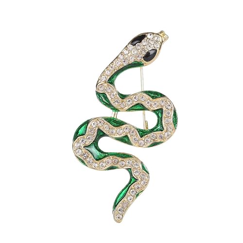 Exquisite Serpentinen Brosche Anspruchsvolle Schlangen Aus Robustem Metall Mit Strasssteinen Detail Sammelbarer Exquisite Serpentinen Brosche Anspruchsvolle Schlangen Aus Robustem Metall Mit Strasssteinen Detail Sammelbarer von Xanorrg