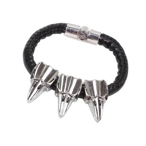 Xanorrg Fashion Edelstahlarmband Für Männer Hypoallergenen Baugeschäft Casual Wear Leichter Schmuck Männer Titanien Stahl PU Lederarmband Xanorrg Fashion Edelstahlarmband Für Männer Hypoallergenen Baugeschäft Casual Wear Leichter Schmuck Männer Titanien Stahl PU Lederarmband von Xanorrg