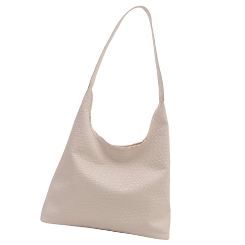 Frauen Achselhöhle Beutel Mädchen Handgewebter Eimer Tragen Weibliche PU Leder Handtasche Große Kapazität Schulter Einkaufen Frauen Große Kapazität Eimer PU Leder Schulter Handgewebt von Xanorrg