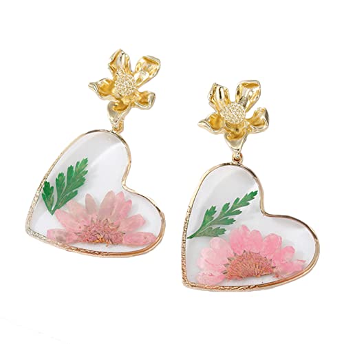 Frauen Farbige Blumenpflanze Ohrringe Ohrstifts Stollen Party Hochzeitsohrschmuck Goldene Kante Getrocknet Getrocknet Frauen Farbige Blumenpflanze Ohrringe Ohrstifts Stollen Party Hochzeitsohrschmuck Goldene Kante Getrocknet Getrocknet von Xanorrg
