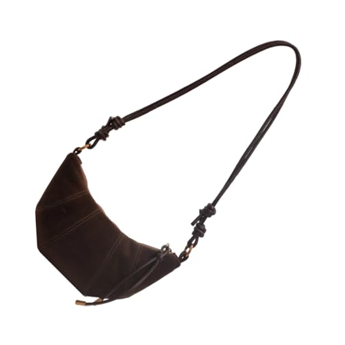 Frauen Vintage Koreanische Stile Velvets Satchel Tasche Mit Verstellbarem Gurt Mode PU Leder Crossbody Umhängetasche Geräumige Innenrätte Satchel von Xanorrg