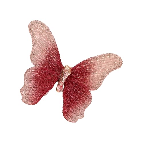 Heller Schmetterlingsbrosche Modische Legierungslegierung Sicherheitsabzeichen Pin Angenehme Kleidung Für Alltägliche Outfits Leichtes Stickstiftungsnadel Für Professionelle Kleidung von Xanorrg