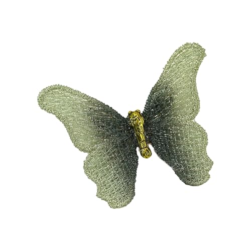 Heller Schmetterlingsbrosche Modische Legierungslegierung Sicherheitsabzeichen Pin Angenehme Kleidung Für Alltägliche Outfits Leichtes Stickstiftungsnadel Für Professionelle Kleidung von Xanorrg