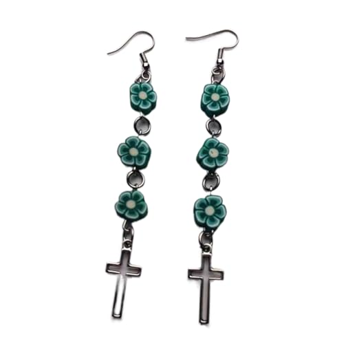Hollow Crucifix Ohrhänger Pflaumenblütenform Ohren Tropfen Nicht Verblassende Punk Ornament Wintersweet Blumen Dekorationen Frauen Ohranhänger Hollow Crucifix Ohrhänger Pflaumenblütenform Ohren Tropfen Nicht Verblassende Punk Ornament Wintersweet Blumen Dekorationen Frauen Ohranhänger von Xanorrg