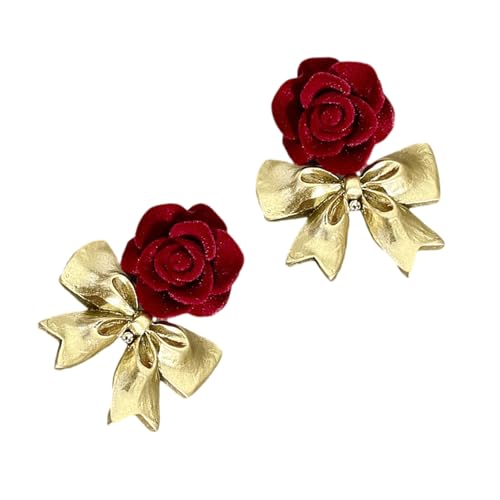 Kleine Rosenblumenohrringe Mit Zirkonia Tragbar Kleine Rosenblumenohrringe Mit Zirkonia Tragbar von Xanorrg