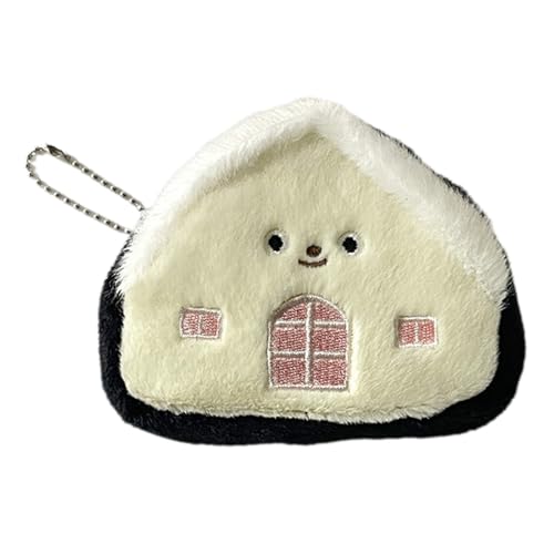 Xanorrg Kleinwechsel Geldbeutel Geldbeutel Plüsch Münze Kopfhörer Aufbewahrung Scharfsinn von Xanorrg