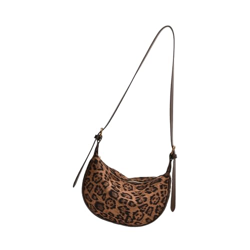 Korean Styles Umhängetasche Für Frauen Trend Dumplings Crossbody Retro Handtasche Geldbörse Leoparden Print Messengerinnen Frauen von Xanorrg