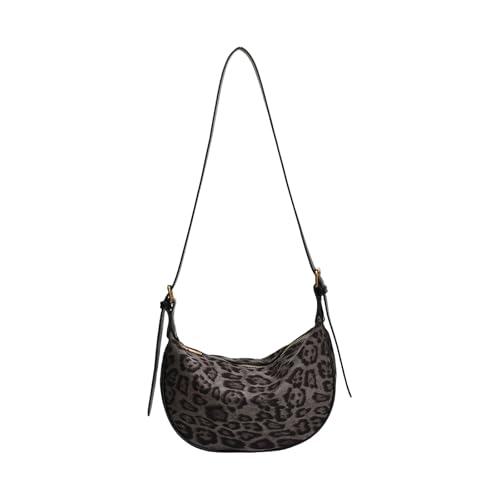 Korean Styles Umhängetasche Für Frauen Trend Dumplings Crossbody Retro Handtasche Geldbörse Leoparden Print Messengerinnen Frauen von Xanorrg