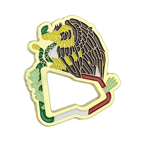 Kreative Emaille Owl Brosche Authentische Mexikanische Clip Vintage Cartoon Revers Pin Für Kleidung Und Accessoires Mexikanischer Abzeichenhut Clip von Xanorrg