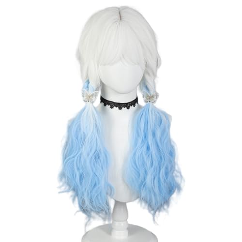 Mädchen COSER HAIR PIEZE Langes Haar Full Head Toupe Haare Für Straßenfotografie Cosser Tragen Komfort Perücken Bequeme Perücken von Xanorrg