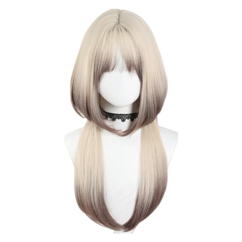 Mädchen COSER HAIR PIEZE Langes Haar Full Head Toupe Haare Für Straßenfotografie Cosser Tragen Komfort Perücken Bequeme Perücken von Xanorrg