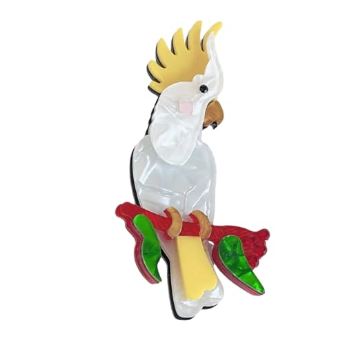 Mode Hoch Entwickelte Papageibrosche Vielseitiger Schmuckzubehör Für Bekleidung Und Kopfbedeckung Täglich Verwenden Gegenstände Einzigartige Vogelabzeichen von Xanorrg