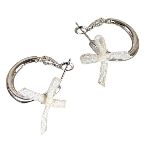 Mode Kreisform Ohrringe Charme Bunte Spitzenbänder Bowknotohrringe Einzigartige Stollen Haken Schmuck Für Frauen Jeden Alters Ohrringe Mode Kreisform Ohrringe Charme Bunte Spitzenbänder Bowknotohrringe Einzigartige Stollen Haken Schmuck Für Frauen Jeden Alters Ohrringe von Xanorrg