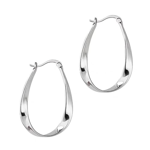 Mode Twiste Hoop Ohrring Mit Mobiuses Strips Designs Für Trendige Frauen Damen Täglich Verwenden Stilvolle Outfits Modeohrringe Tragen von Xanorrg