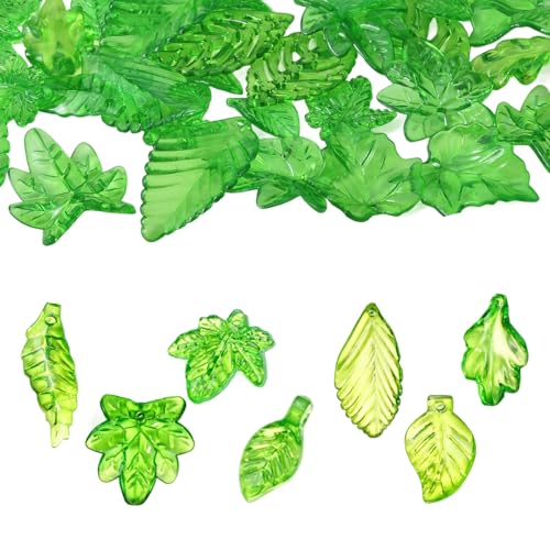 Nature Inspirierte Grüne Blattohrschmuck Atmungsaktive Acrylmaterial Nature Inspirierte Grüne Blattohrschmuck Atmungsaktive Acrylmaterial von Xanorrg
