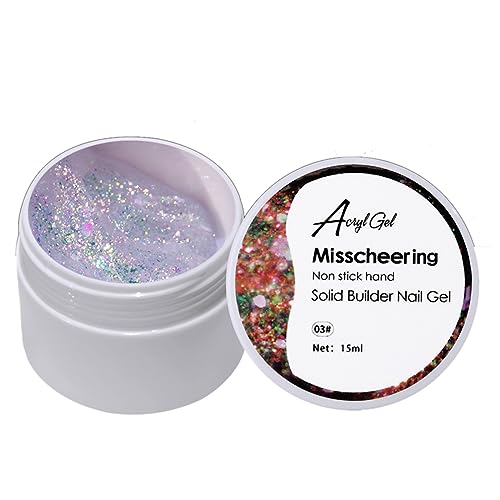 Poly Nagelerweiterung Gele Glitter Extension Builder Art Anfänger Weihnachtsgeschenk Für Frauen Hart von Xanorrg