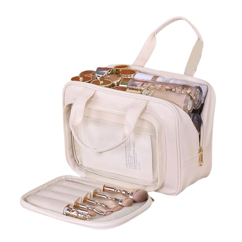 Reise Make Up Taschen Kosmetische Organisatoren Taschen Große Kapazität Make Up Frees Stehpinselhalter Für Frauen Mädchen Reisebereicher Organisator von Xanorrg
