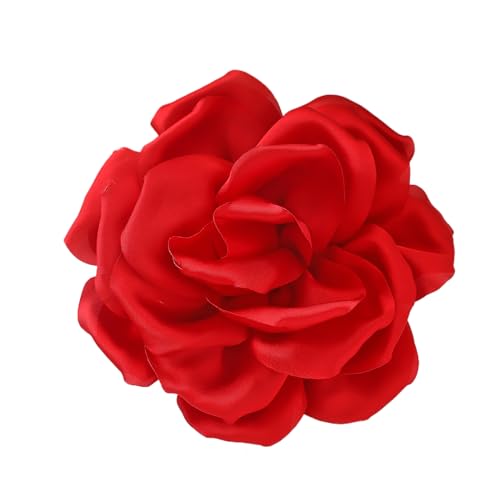 Rose Blumen Badge Handgefertigte Stoff Brosche Für Frauen Mädchen Elegant von Xanorrg