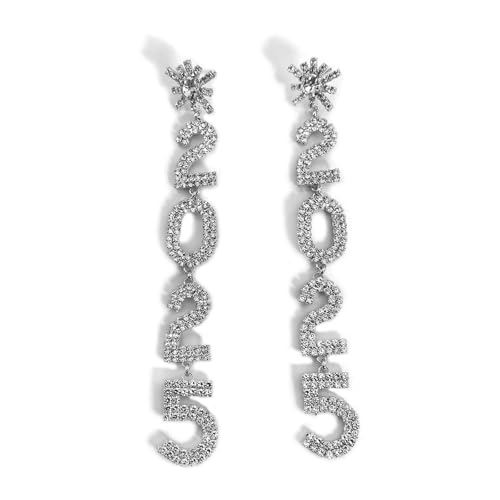Schimmernde 2025 Ohrringe Mit Einzigartiger Zahlenform Mode Anhänger Ohrringe Für Fashion Party Outfits Geometrischer Ohrschmuck Geeignet Schimmernde 2025 Ohrringe Mit Einzigartiger Zahlenform Mode Anhänger Ohrringe Für Fashion Party Outfits Geometrischer Ohrschmuck Geeignet von Xanorrg