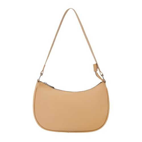 Solid Color Umhängetasche Winter Achsel Unterarm PU Leder Achsel von Xanorrg