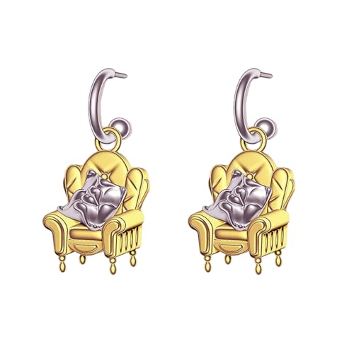 Stilvolle Zwei Ton Couch Ohrringe Sofa Stuhlgeformte Ohrringe Accessoires Elegante Legierung Statement Schmuck Für Party Tragen Unverwechselbare Ohrbekleidung Stilvolle Zwei Ton Couch Ohrringe Sofa Stuhlgeformte Ohrringe Accessoires Elegante Legierung Statement Schmuck Für Party Tragen Unverwechselbare Ohrbekleidung von Xanorrg