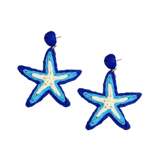 Strand Vintage Stile Starfishes Ohrringe Tragbare Geometrische Dangle Für Trendige Frauen Party Modezubehör Handgefertigte Raffie Strand Vintage Stile Starfishes Ohrringe Tragbare Geometrische Dangle Für Trendige Frauen Party Modezubehör Handgefertigte Raffie von Xanorrg