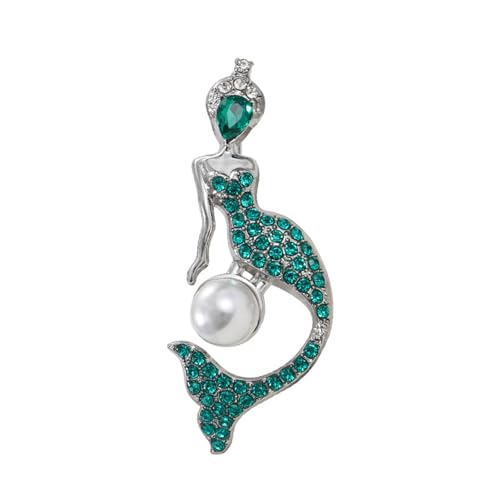 Strasssteine ​​Mermaids Revers Pin In Robuster Farbic Einfach Zu Tragen Für Partys Vorräte Und Bühnenauftritte Hauszubehör Hochzeit Schmuck von Xanorrg