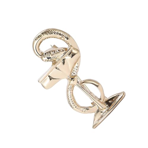 Stylish Snake Brosche Pin Juwely Komplizierter Schlangenkragen Pin Perfekt Für Modische Vorwärtspersonen Leicht Zu Tragen von Xanorrg