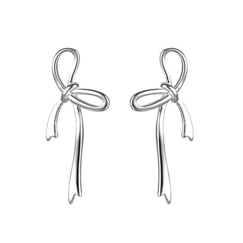 Süße Coole Band Bogen Drop Ohrringe Für Frauen Mädchen Koreanischer Stil Unregelmäßiger Bogenknotenohrohrschstene Hochzeit Schmuck Baumle Für Frauen von Xanorrg