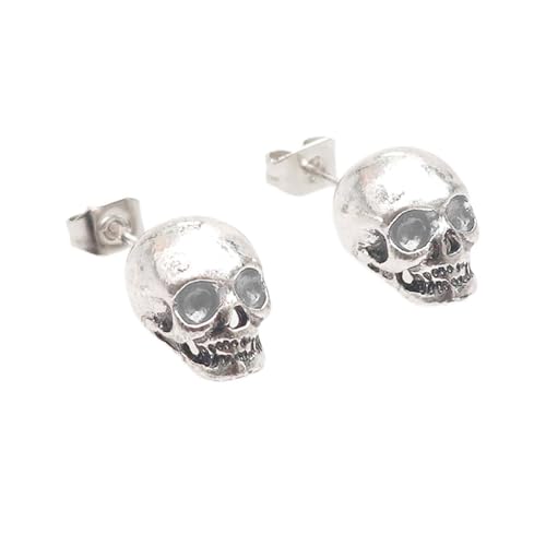 Unisex Fashion Skelett Ohrringe Gothic Punk Silber/Schwarz Schädel Hoop Für Männer Frauen Geburtstag Jubiläum Schmuck Für Mädchen Hypoallergen Unisex Fashion Skelett Ohrringe Gothic Punk Silber/Schwarz Schädel Hoop Für Männer Frauen Geburtstag Jubiläum Schmuck Für Mädchen Hypoallergen von Xanorrg