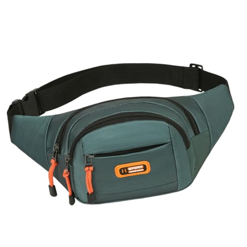 Xanorrg Unisex Taillenbeutel Mit Großer Kapazität Mit Multi Funktionstaschen Und Einstellbarer Gurtstrustpack Für Outdoor Aktivität Verstellbarer Riemen Taillenbeutel von Xanorrg
