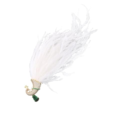 Vintage Inspirierte Pfauen Brosche Handwerk Legierung Accessoire Vielseitige Stile Für Ihre Geburtstagshandwerk Federn Brosche von Xanorrg