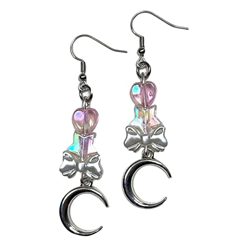 Weißer Bogenknotenstern Herz Acrylohrringe Für Frauen Mädchen Vintage Elegant Liebe Drop Weibliche Acryl Dangle Valentinstag Erklärung Geometrisch Teenager Süßes Herz Weißer Bogenknotenstern Herz Acrylohrringe Für Frauen Mädchen Vintage Elegant Liebe Drop Weibliche Acryl Dangle Valentinstag Erklärung Geometrisch Teenager Süßes Herz von Xanorrg