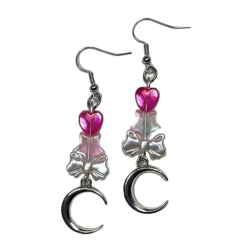 Weißer Bogenknotenstern Herz Acrylohrringe Für Frauen Mädchen Vintage Elegant Liebe Drop Weibliche Acryl Dangle Valentinstag Erklärung Geometrisch Teenager Süßes Herz Weißer Bogenknotenstern Herz Acrylohrringe Für Frauen Mädchen Vintage Elegant Liebe Drop Weibliche Acryl Dangle Valentinstag Erklärung Geometrisch Teenager Süßes Herz von Xanorrg