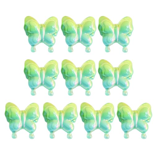 Xanorrg 10 PCs Schmetterling Verstreute Perlen Freundschaft Halskette Herstellung Acryl Kit Schmuckzubehör Für Frauen Acrylperlen Kit von Xanorrg