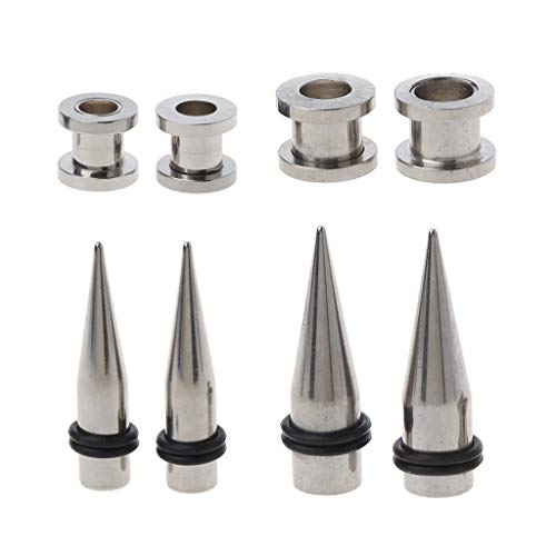 Xanorrg 2 Paare Anspruchsvolle 7 Mm Und 9 Mm Edelstahl Ohrhöhe Und Tunnel Ohrstollen Dehnung Set Körperschmuck Piercing Bauchnabel Navel Piercings Punk Rock Halskette Frauen Leder Xanorrg 2 Paare Anspruchsvolle 7 Mm Und 9 Mm Edelstahl Ohrhöhe Und Tunnel Ohrstollen Dehnung Set Körperschmuck Piercing Bauchnabel Navel Piercings Punk Rock Halskette Frauen Leder von Xanorrg