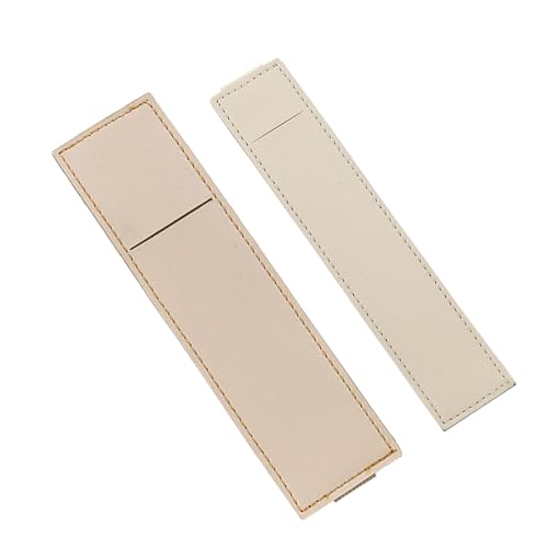 Xanorrg 2pcs Stifte Hülle Mit Verstellbaren Elastischen Bändern Lederstiftbeutel Notebook Pen Organizer Für Hardcover Journal Pen Organizer von Xanorrg