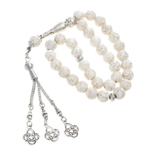Xanorrg 33 Türkis Perlen Steinarmbänder Buddhist Rosenkranzes Armband Gebet Periode Balancing Charme Armband Unisex Schmuck Geschenk Religiöse Armbänder Für Männer Christliche Frauen Xanorrg 33 Türkis Perlen Steinarmbänder Buddhist Rosenkranzes Armband Gebet Periode Balancing Charme Armband Unisex Schmuck Geschenk Religiöse Armbänder Für Männer Christliche Frauen von Xanorrg