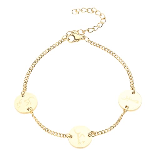 Xanorrg Anhänger Armband Arabische Münze Edelstahl Handgelenk Schmuck Verstellbare Kette Mode Schönes Handgelenk Xanorrg Anhänger Armband Arabische Münze Edelstahl Handgelenk Schmuck Verstellbare Kette Mode Schönes Handgelenk von Xanorrg
