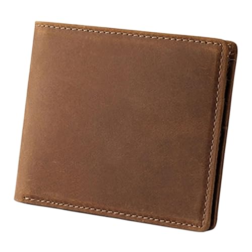 Xanorrg Auffällige Brieftasche Für Männer Tragbare Geldbeutel Kleine Münzgrundstück Mit Blockierenden PU Leder Reise Taschen Leder Brieftasche von Xanorrg