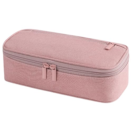 Xanorrg Bleistiftbeutel Großer Kapazitätskoffer Festkörperbeutel Stift Ästhetische Schulversorgungen Beutel Solid Farbe Große Kapazität von Xanorrg