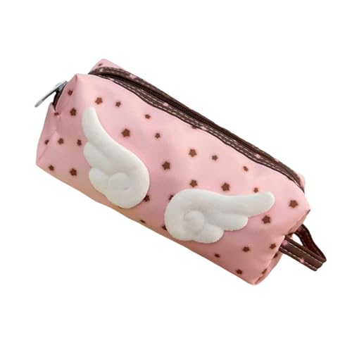 Xanorrg Bleistiftkoffer Mit Großer Kapazität Mit Geräumigen Fächern Plüsch Bleistiftbeutel Stift Organisatoren Bag Travel Make Up Süßigkeiten Farbe Kosmetik von Xanorrg