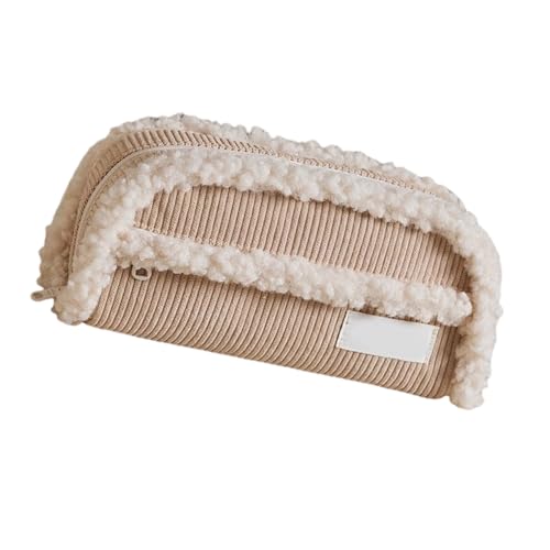 Xanorrg Bleistiftkoffer Mit Großer Kapazität Schreibbeutel Beutel Cord Make Up Schreibtisch Organisatoren Für Schüler Corduroy Schöne Schreibkapazität Großkapazitätsbekämpfung Für Die Schule von Xanorrg